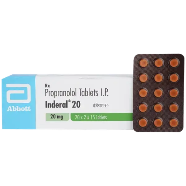 Inderal 20mg Tablet